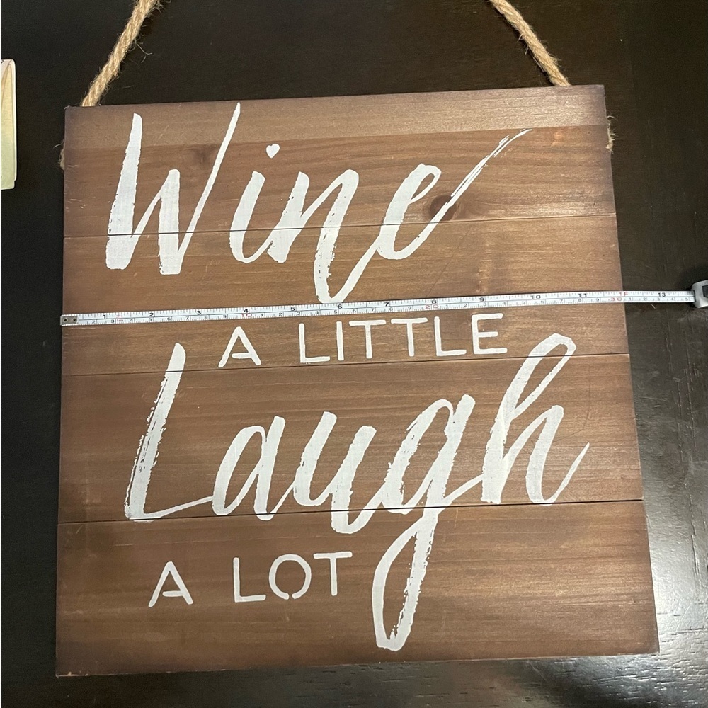 Charming Rustic Wine Wall Hanging - Picture 4 of 6